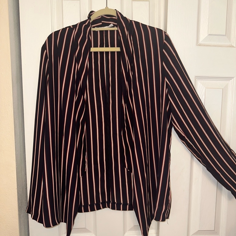 Sheer Navy Blue Blouse